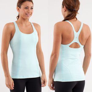 Lululemon Mint Luxtreme Cutout Back Get Fit Tank